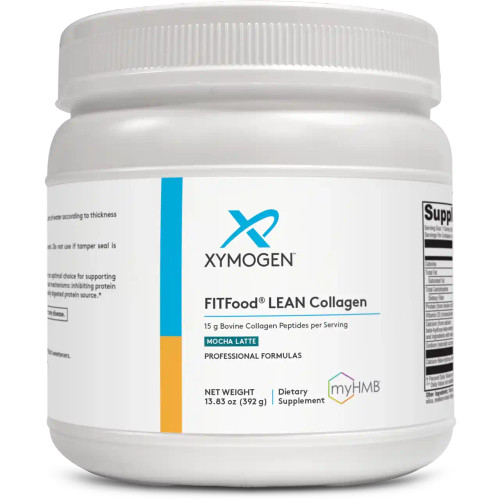 FIT Food Lean Collagen Mocha Latte 14 Serv - Xymogen